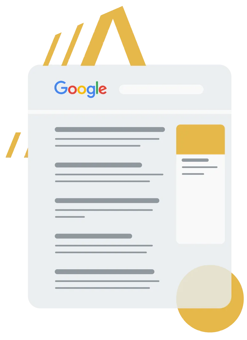 Google search results for an attorney